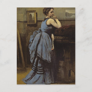 Cartão Postal A mulher em azul, 1874