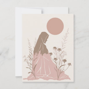 Cartão Postal A Mulher Espiritual