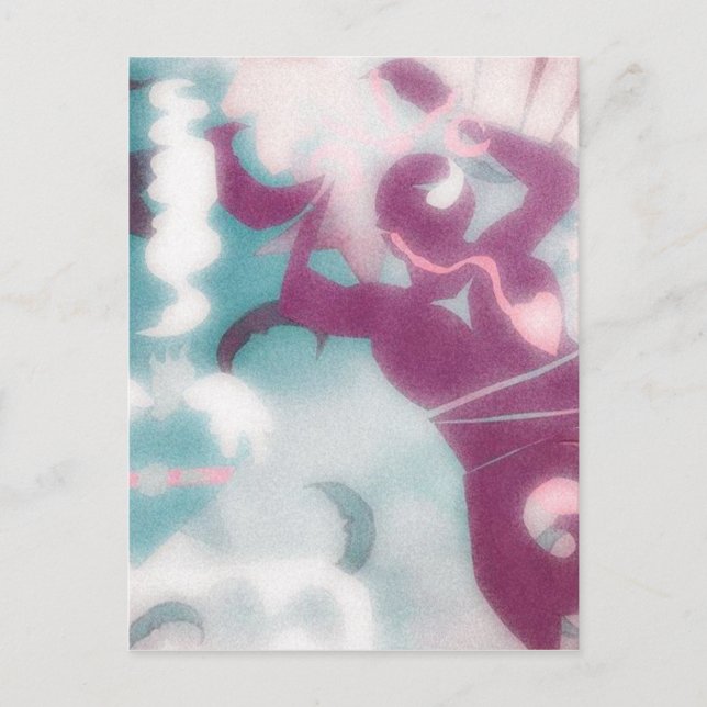 Cartão Postal A Mulher Sagrada (Frente)