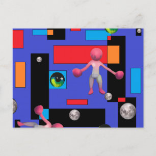 Cartão Postal A múmia II - Ken Gage Abstrato Art