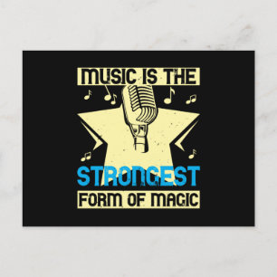 Cartão Postal A Música É A Forma Mais Forte De Magia