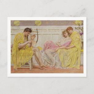 Cartão Postal A Musical, c.1867 (óleo na canvas)