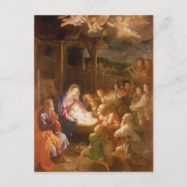 Cartão Postal A Natividade da Noite, 1640 (Frente)