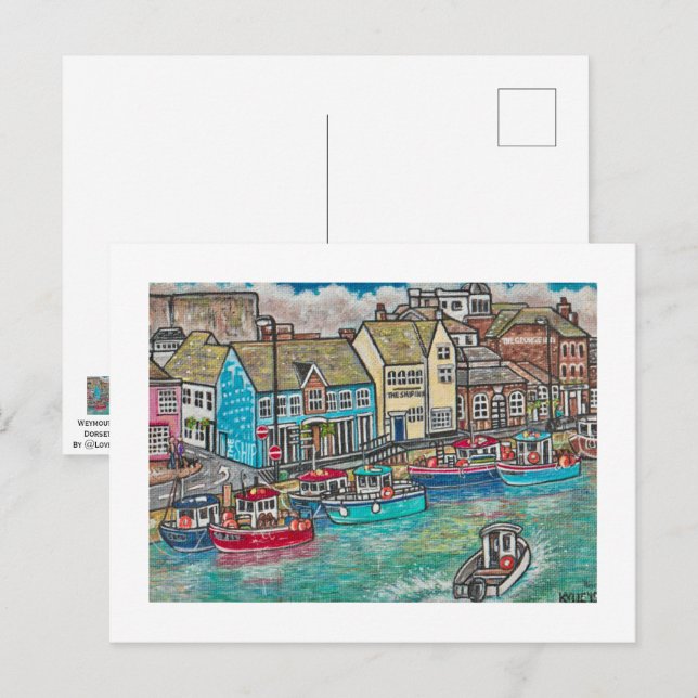 Cartão Postal A Nave, Weymouth (Frente/Verso)