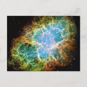 Cartão Postal A Nebulosa Caranguejo do Telescópio Espacial Hubb