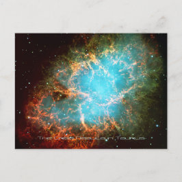 Cartão Postal A Nebulosa do Caranguejo em Touro - Universo Impre