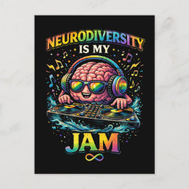 Cartão Postal A Neurodiversidade É Minha Paixão