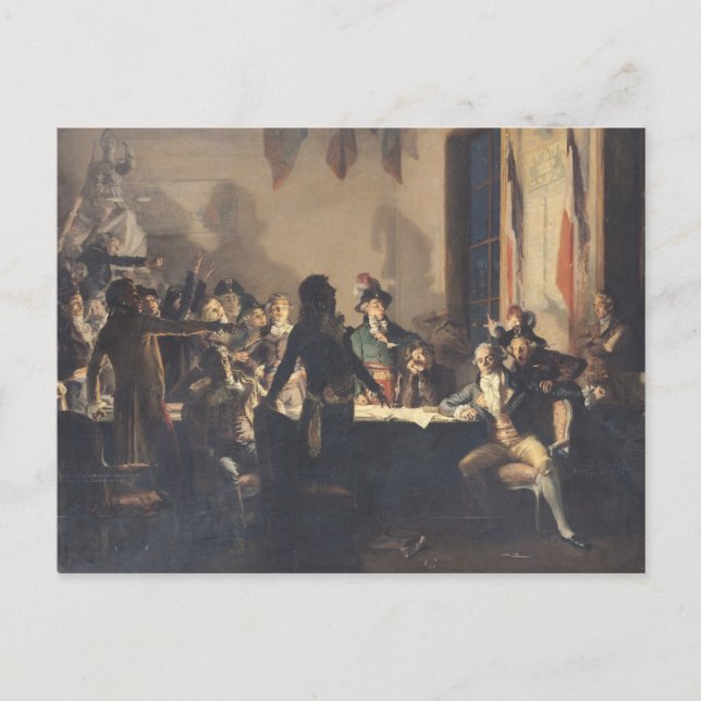Cartão Postal A noite do 8o e 9o Thermidor (Frente)