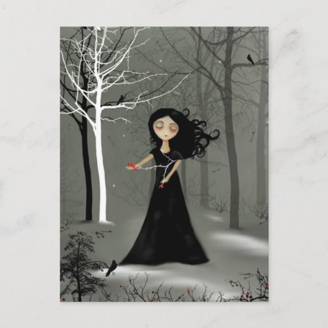 Cartão Postal A noite está caindo. (Frente)