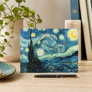 Cartão Postal A Noite Estrelada de Vincent Van Gogh