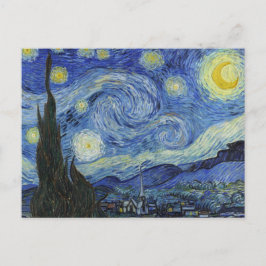 Cartão Postal A Noite Estrelada por Van Gogh