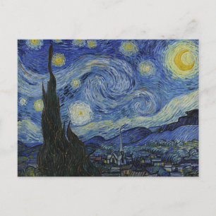 Cartão Postal A Noite Estrelada, Vincent Van Gogh, Cartões-posta