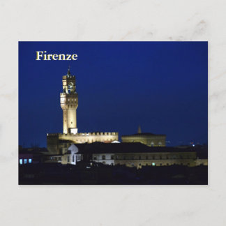 Cartão postal à noite Firenze