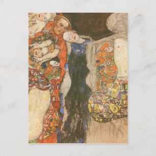 Cartão Postal A Noiva (inacabada) de Gustav Klimt