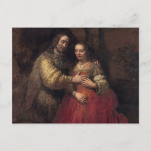Cartão Postal A Noiva Judia por Rembrandt
