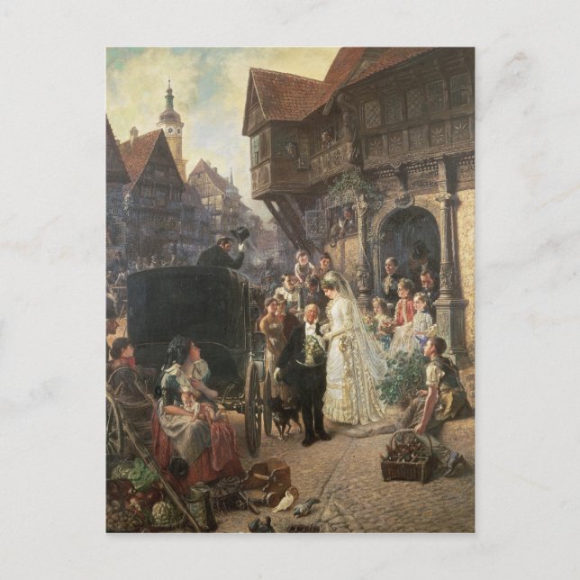 Cartão Postal A Noiva, século XIX (Frente)