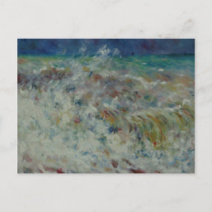 Cartão Postal A Onda por Pierre-Auguste Renoir