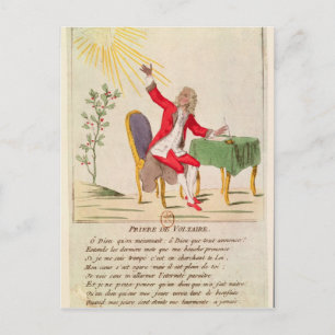 Cartão Postal A oração de Voltaire