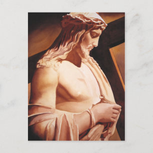 Cartão Postal "A Paixão" Arte de Aquarela de Jesus