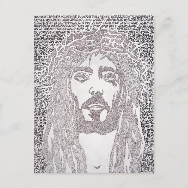 Cartão Postal A palavra é Cristo (Frente)