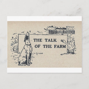 Cartão Postal A palestra da Fazenda