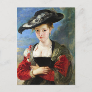 Cartão Postal A Palha Obra-prima de Peter Paul Rubens