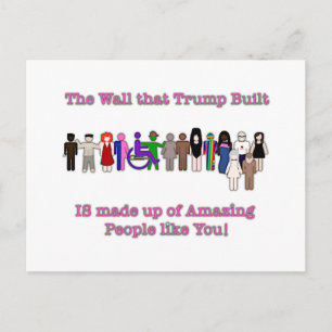 Cartão Postal A Parede que Trump Construiu