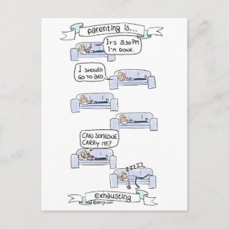 Cartão Postal A parentalidade… está esgotando