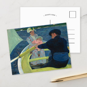 Cartão Postal A Parte Barco Mary Cassatt