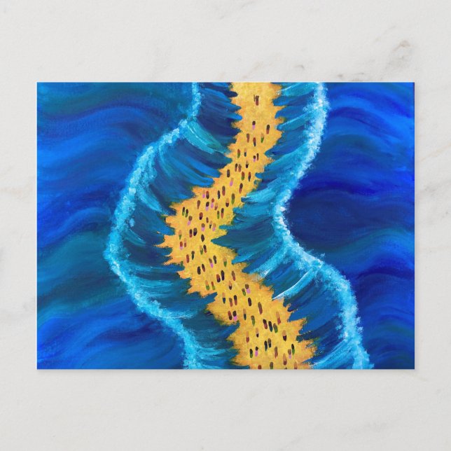 Cartão Postal A Partida da Pintura do Mar Vermelho (Frente)