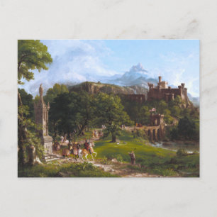 Cartão Postal A partida de Thomas Cole