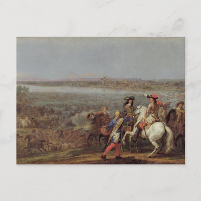 Cartão Postal A passagem do Reno, 12 de junho de 1672 (Frente)