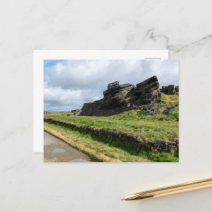 Cartão Postal A Pedra da Chuva, Blackstone Edge