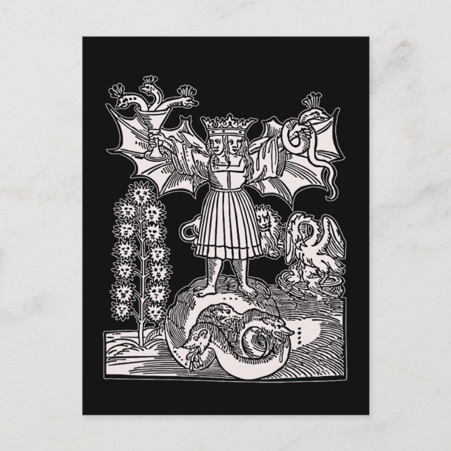 Cartão Postal A Pedra do Filósofo (Frente)