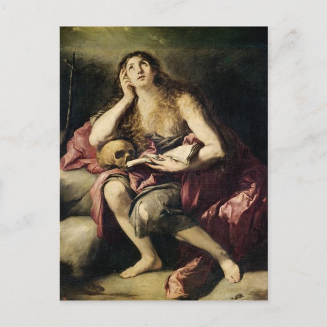 Cartão Postal A Penitente Magdalene (Frente)