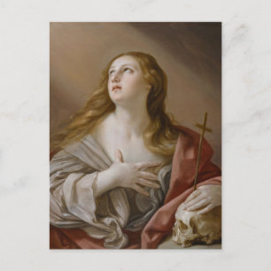 Cartão Postal A penitente Mary Magdalene por Guido Reni