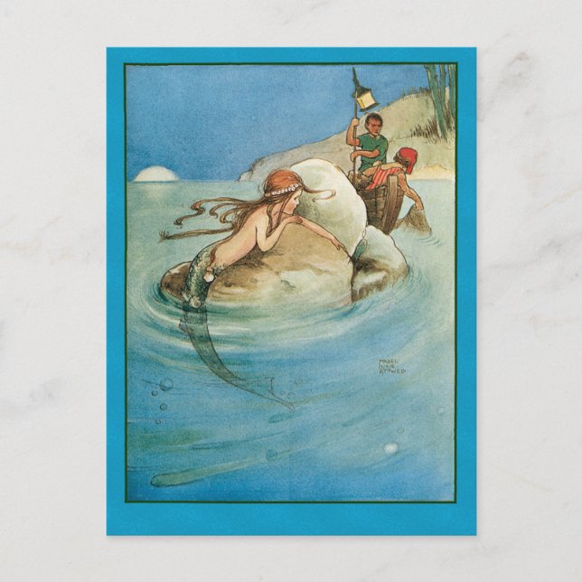 Cartão Postal A Pequena Sereia (Frente)