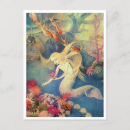 Cartão Postal A Pequena Sereia de Dorothy Lathrop