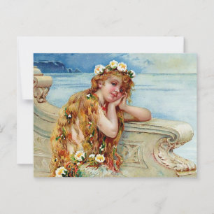 Cartão Postal “A Pequena Sereia” por E S Hardy