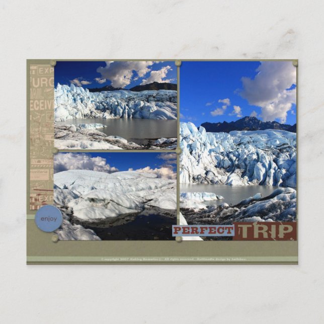 Cartão Postal A Perfeita Trip Alaska (Frente)