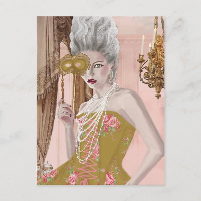 Cartão Postal A pergunta c'est voulez-vous (Frente)