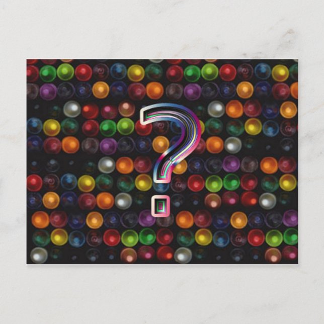 Cartão Postal A pergunta? é (Frente)