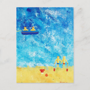 Cartão Postal A Pintura da Praia