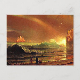 Cartão Postal A pintura de Albert Bierstadt, A Porta do Ouro,