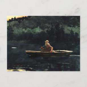 Cartão Postal A pintura de aquarela em alta, por Winslow Homer