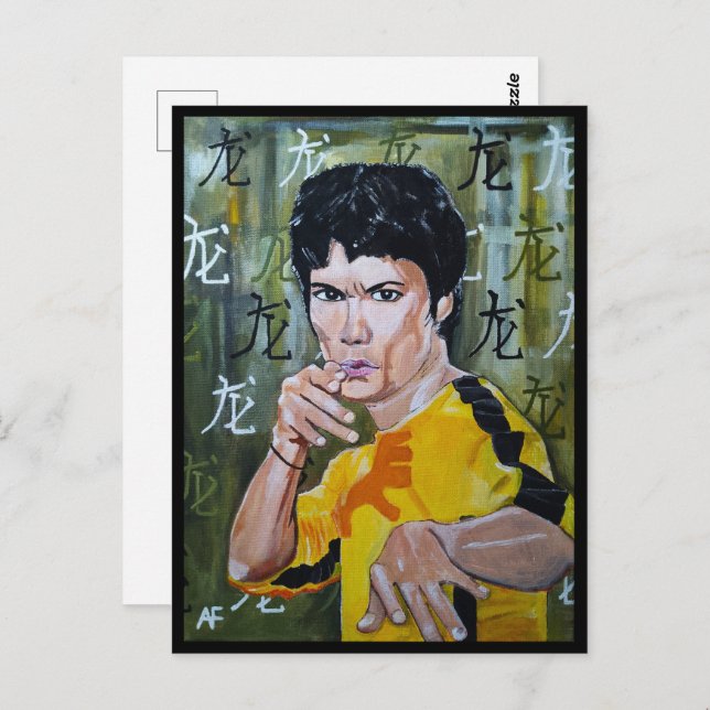 Cartão Postal A Pintura do Dragão por Alfred Fox Coletável (Frente/Verso)