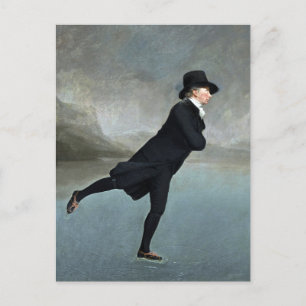 Cartão Postal A pintura do Ministro da Patinação por Henry Raebu