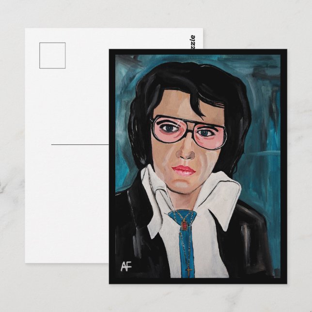 Cartão Postal A pintura do rei por Alfred Fox Collectable (Frente/Verso)