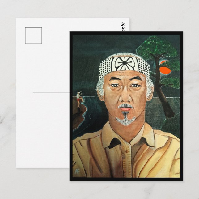 Cartão Postal A Pintura do Sensei por Alfred Fox (Frente/Verso)