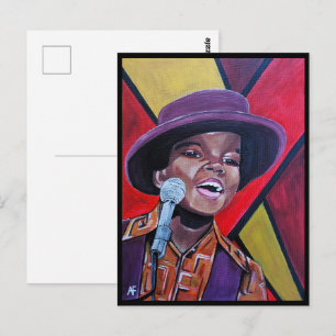 Cartão Postal A pintura infantil prodígio de Alfred Fox